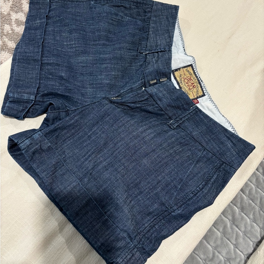 Dear John Blue Jean Shorts Mid-Length Classic